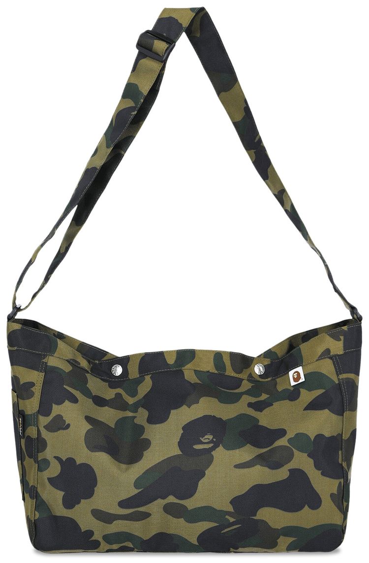 BAPE 1st Camo Cordura Shoulder Bag Green