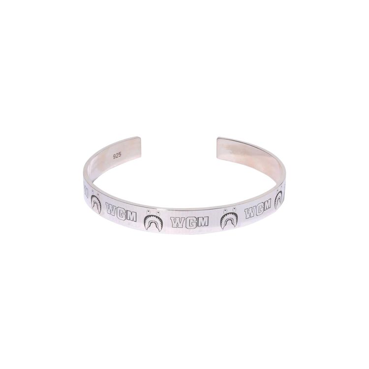 BAPE Shark Bangle Silver