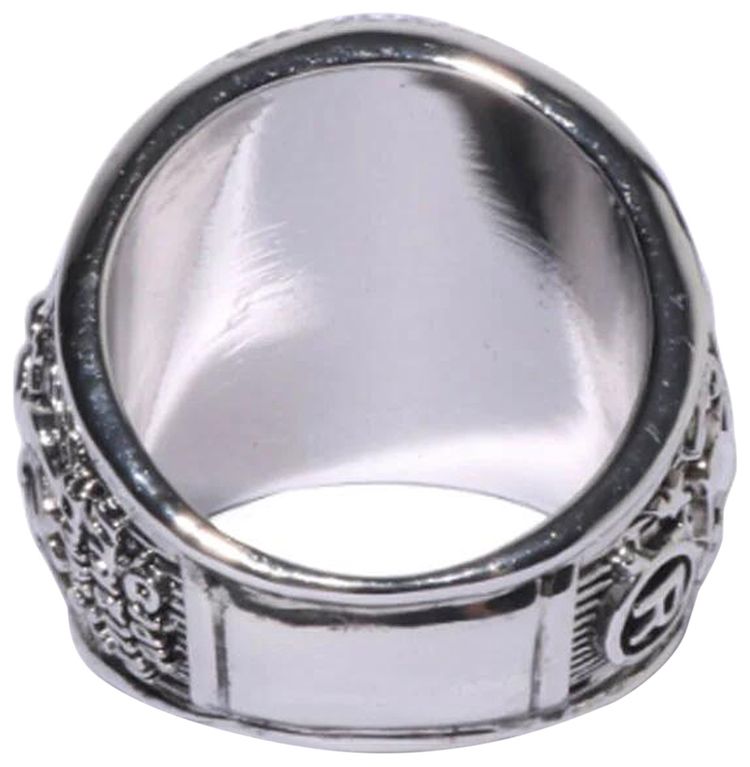 BAPE Shark College Ring Silver