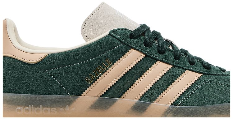 Adidas Gazelle Indoor Shadow Green Warm Sandstone