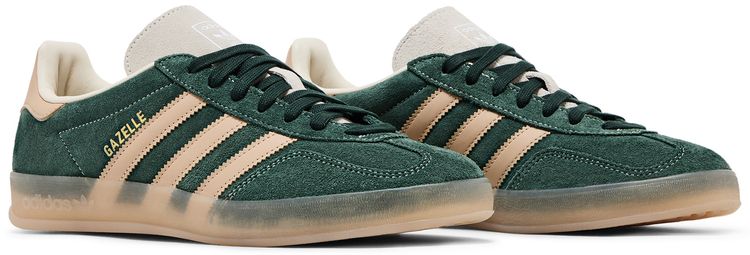 Adidas Gazelle Indoor Shadow Green Warm Sandstone