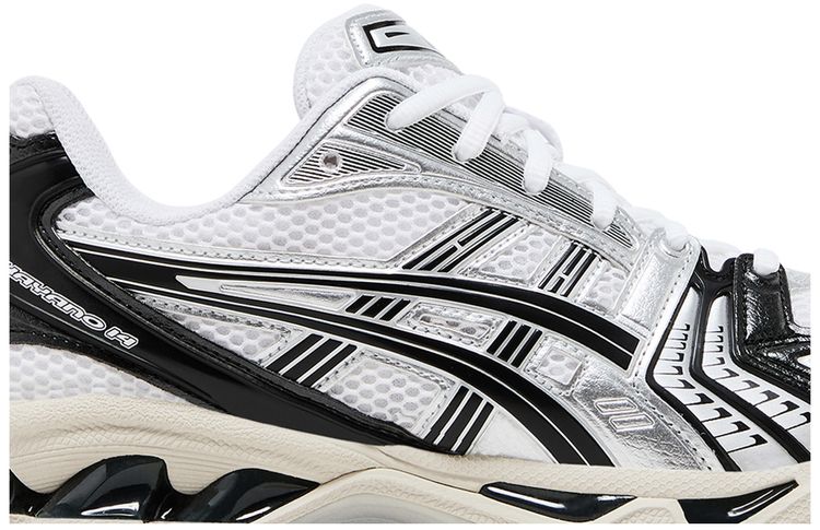 Asics Gel Kayano 14 White Silver Black