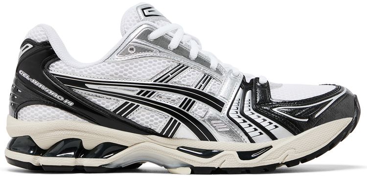 Asics Gel Kayano 14 White Silver Black