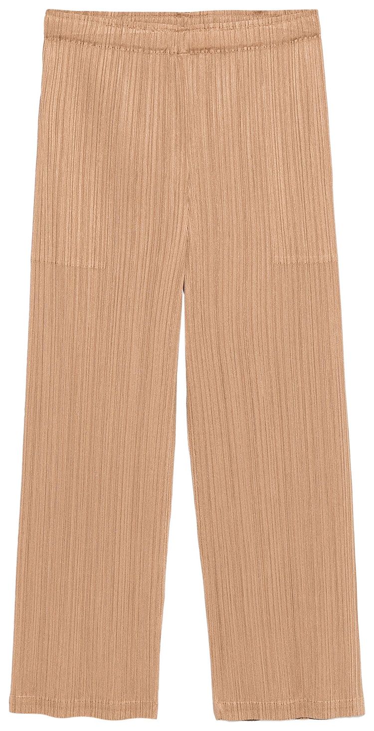 Pleats Please Issey Miyake MC December Pants Sand Beige