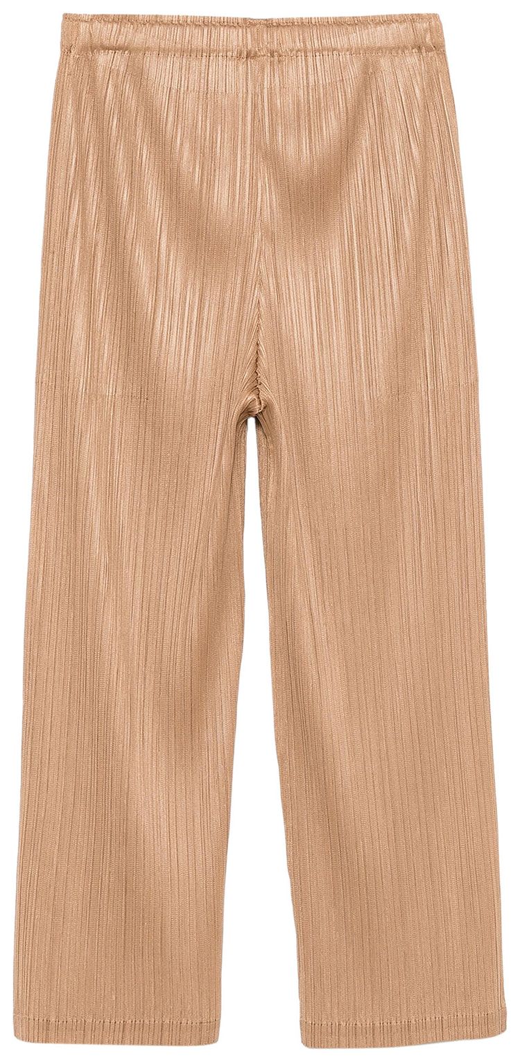 Pleats Please Issey Miyake MC December Pants Sand Beige