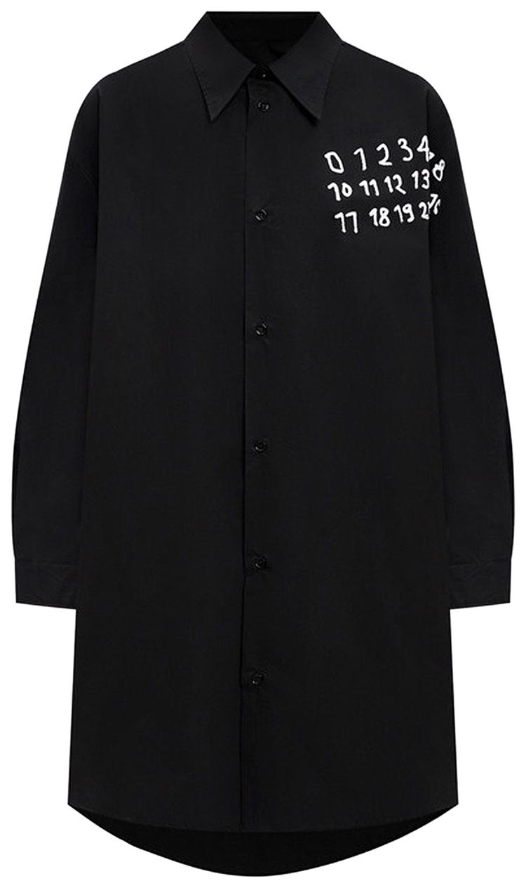 MM6 Maison Margiela Shirt Dress Black