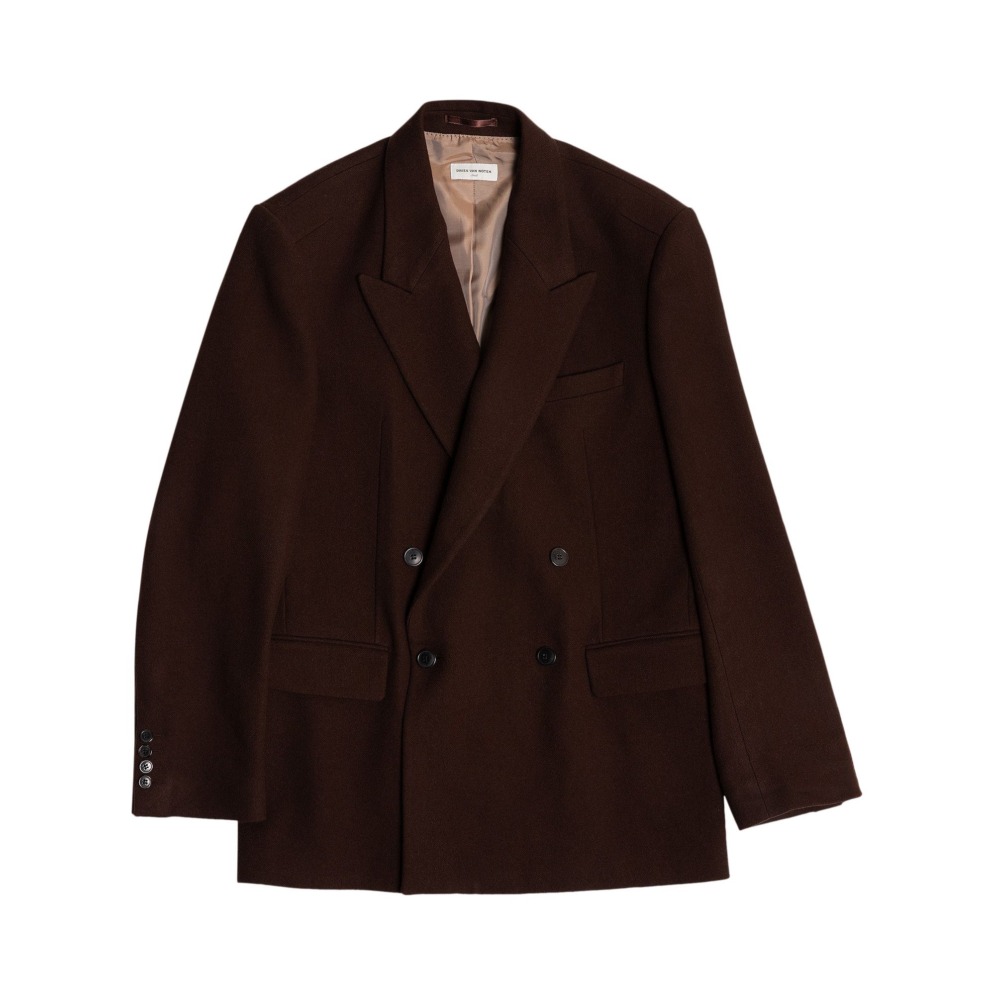 Buy Dries Van Noten Bishop Jacket 'Brown' - 242 020419 9236 BROW