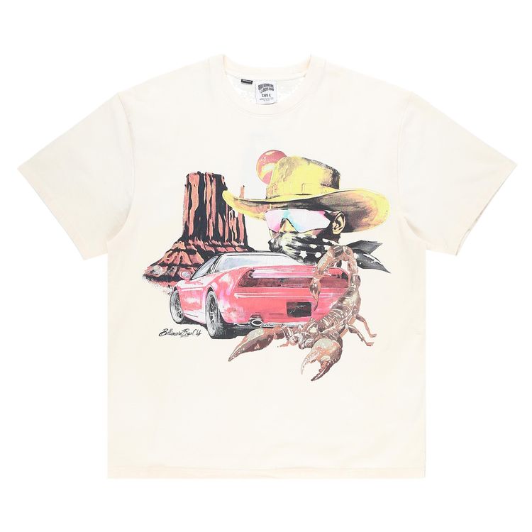 Billionaire Boys Club Oversize Fit Wrangler T Shirt Jet Stream