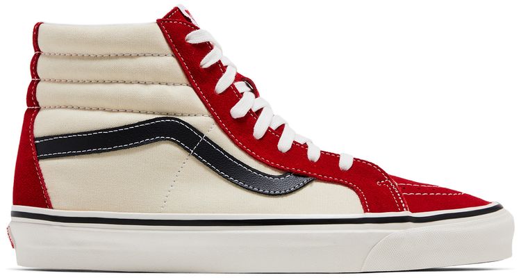 Vans Sk8 Hi 38 DX Anaheim Factory   White Red