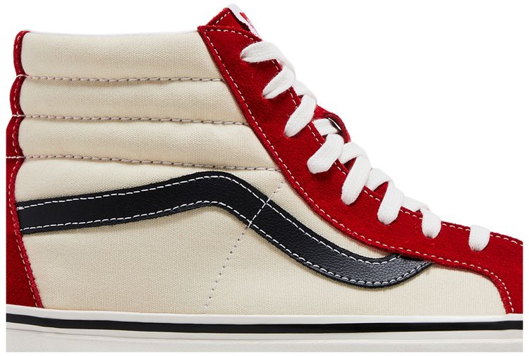 Vans Sk8 Hi 38 DX Anaheim Factory   White Red