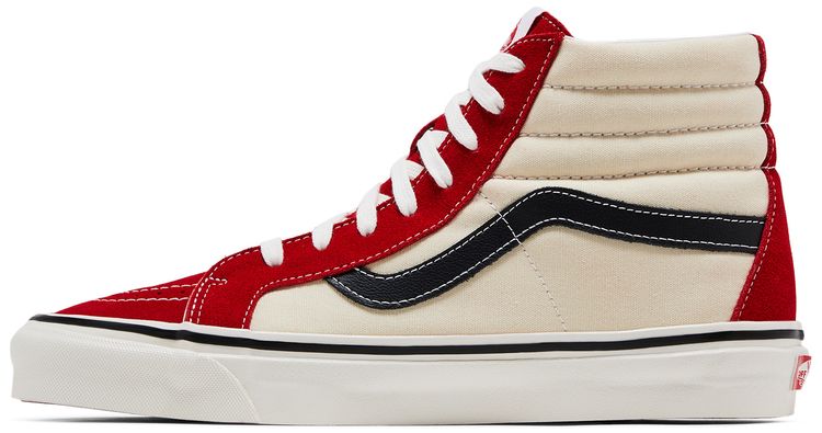 Vans Sk8 Hi 38 DX Anaheim Factory   White Red