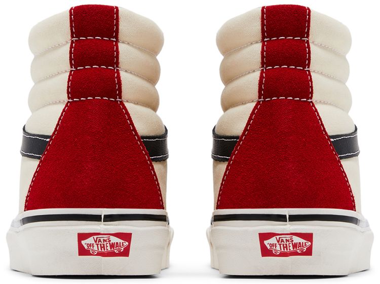 Vans Sk8 Hi 38 DX Anaheim Factory   White Red