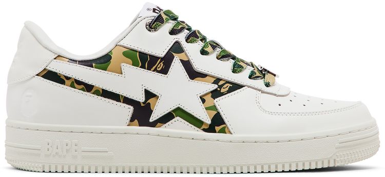 Bapesta Icon ABC Camo   Green
