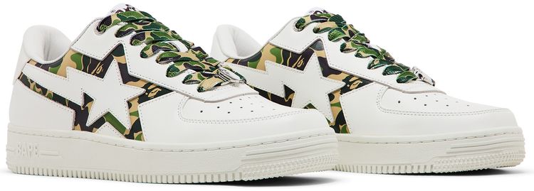 Bapesta Icon ABC Camo   Green