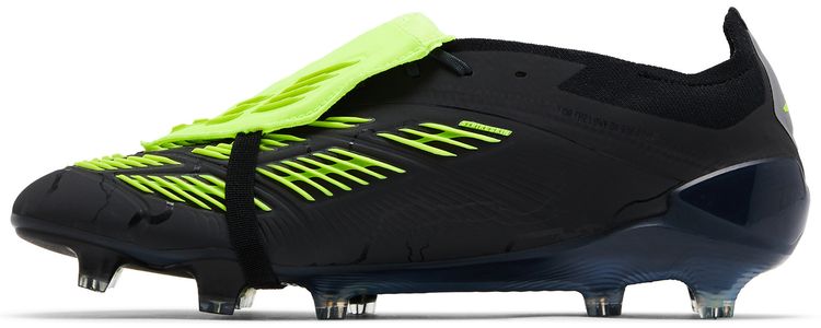 MerkyFC x adidas Predator Elite Foldover Tongue FG Black Lucid Lemon