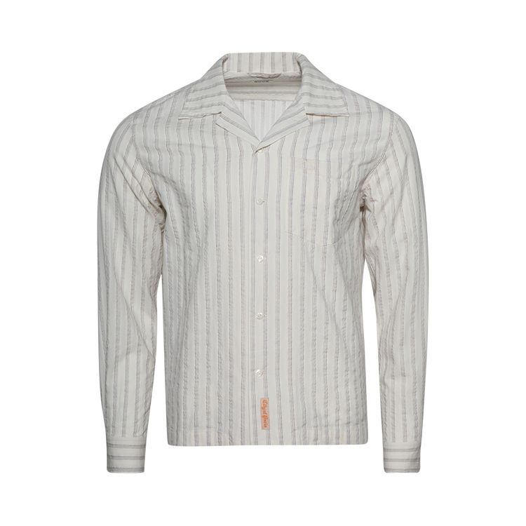 Bode Lavender Sail Shirt WhitePurple