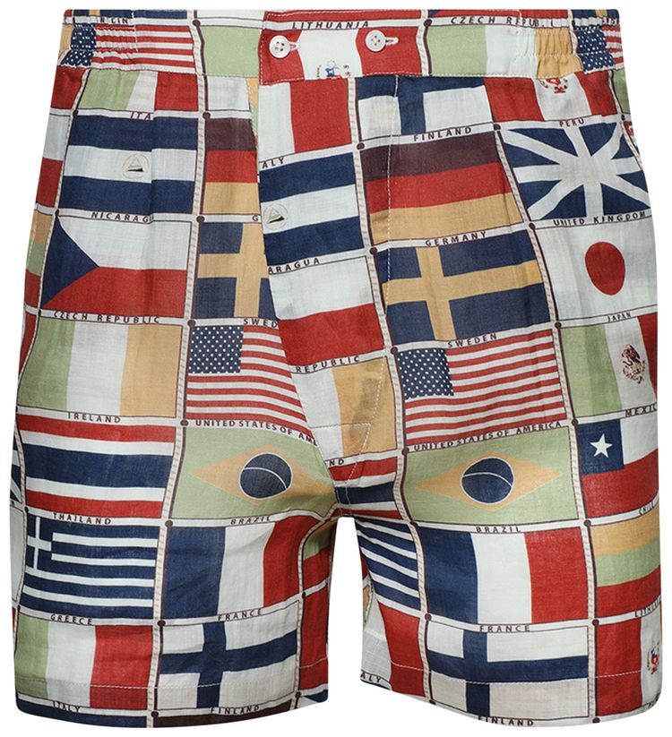 Bode International Flags Boxer Shorts Multicolor