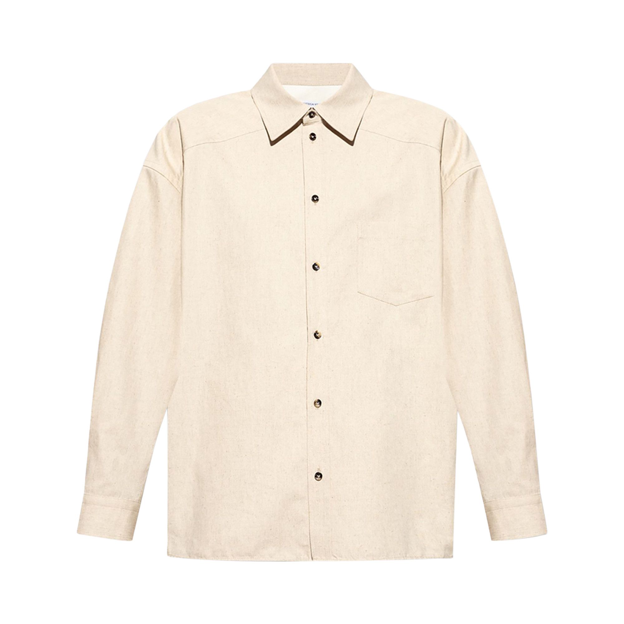 Buy Bottega Veneta Crisp Poplin Shirt 'Beige' - 798323 V4MS0 2646