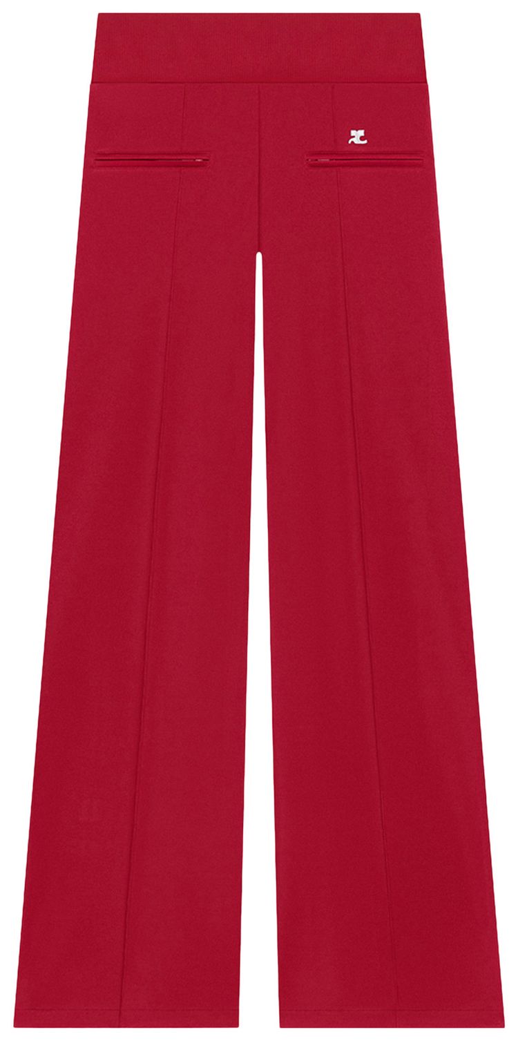 Courreges Interlock Tracksuit Pants Ruby