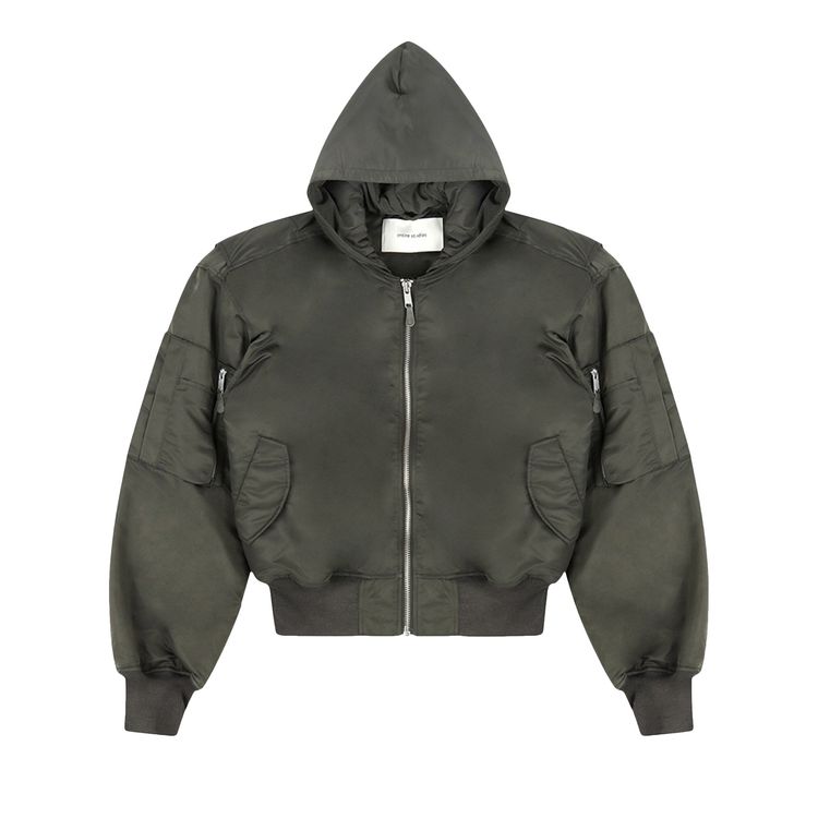 Buy Entire Studios Hooded Broad Bomber Jacket 'Jade' - ES2539JA | GOAT