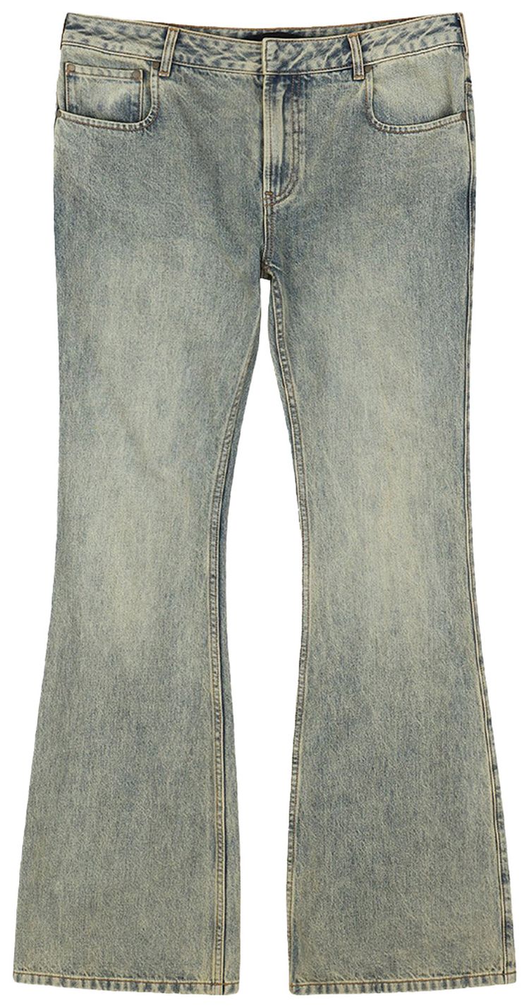 Entire Studios Slim Flared Jeans Surface Wave