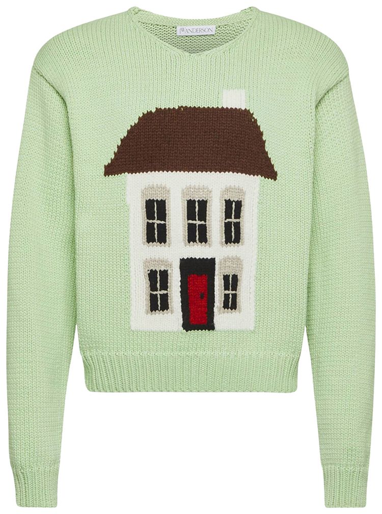 JW Anderson Graphic Jumper Spearmint