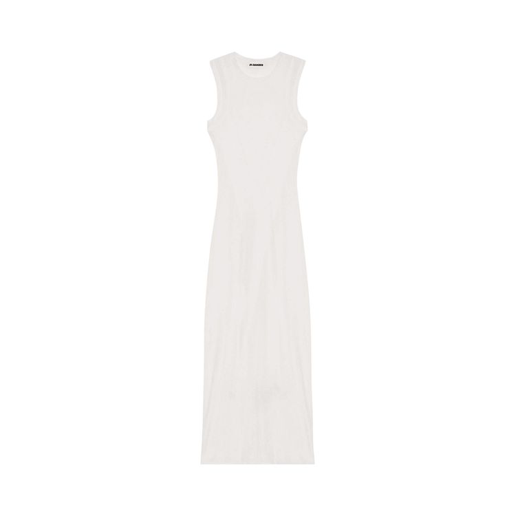 Jil Sander Sleeveless Dress Optic White