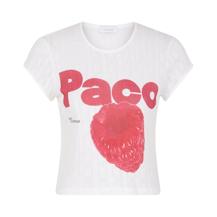 Rabanne Cropped T Shirt White