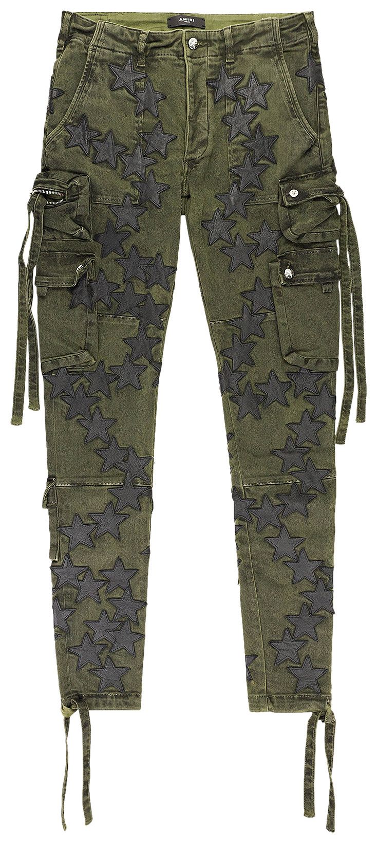 Amiri Chemist Star Tactical Cargo Pants Olive Green