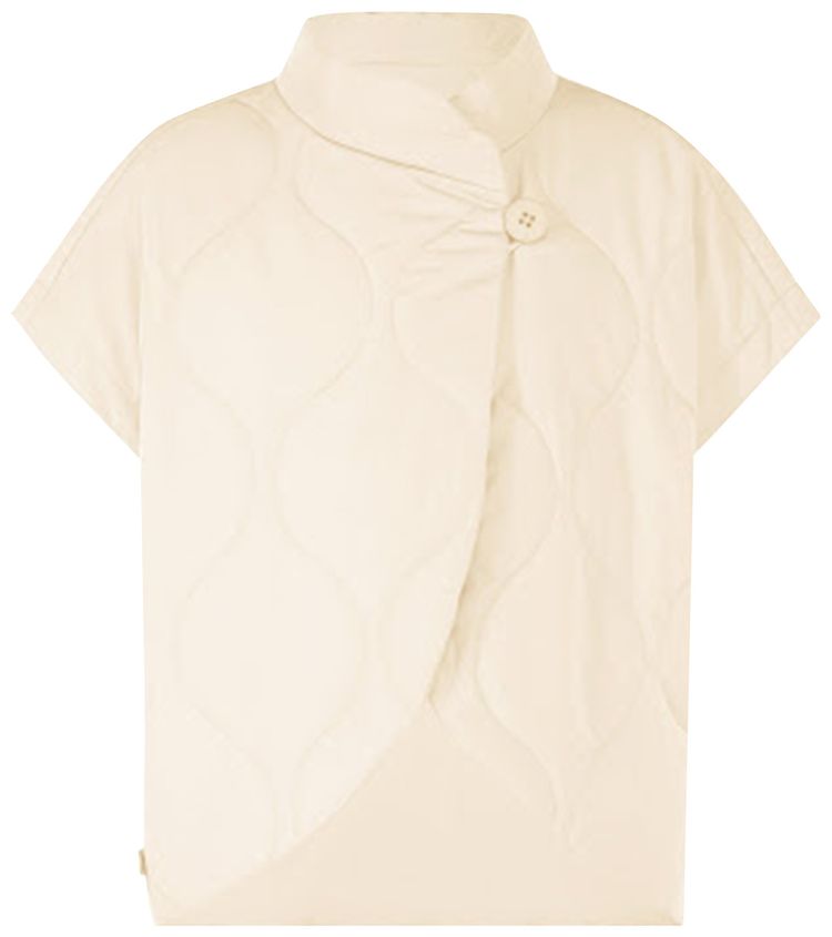 Pleats Please Issey Miyake Asteroid Coat Off White