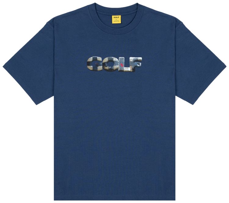 GOLF WANG Bricks Tee Navy