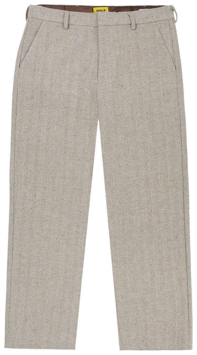 GOLF WANG Brushed Neps Nice Pant Brown