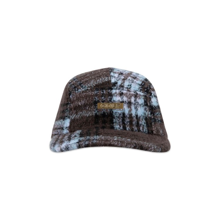 GOLF WANG Logger Plaid Camp Hat Brown