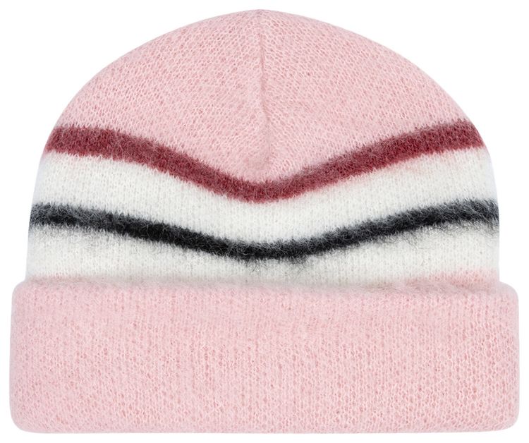 GOLF WANG Mohair Striped Beanie Pink