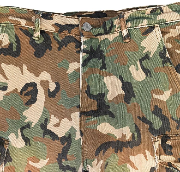 PURPLE BRAND Twill Cargo Shorts Camo