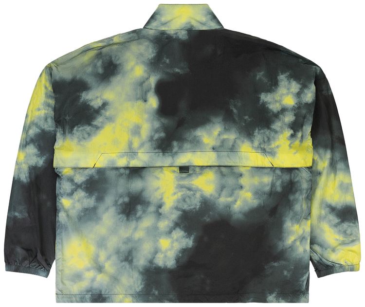 PURPLE BRAND 12 Zip Mock Neck Yellow Smoke