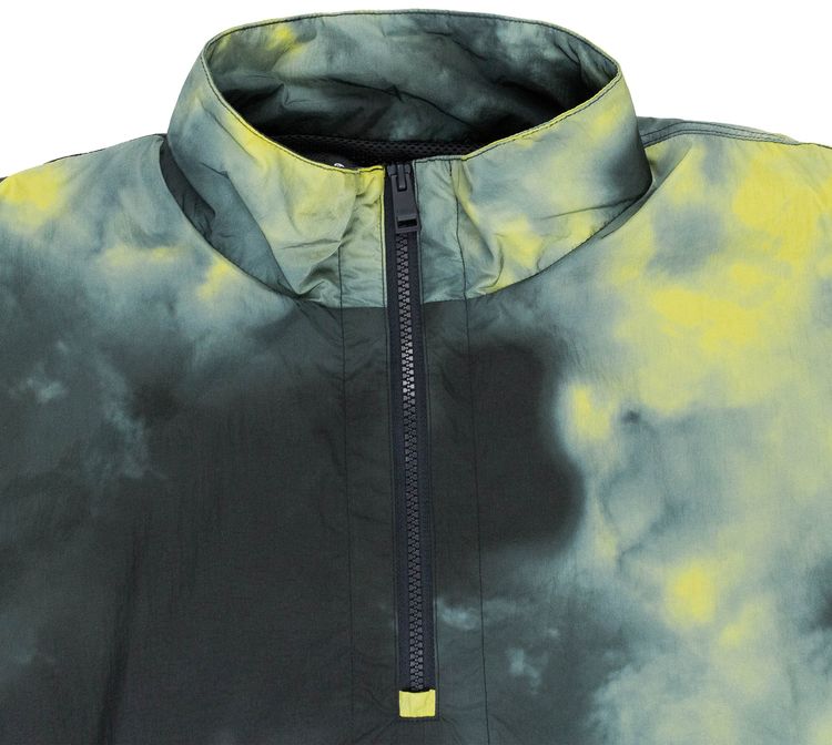 PURPLE BRAND 12 Zip Mock Neck Yellow Smoke