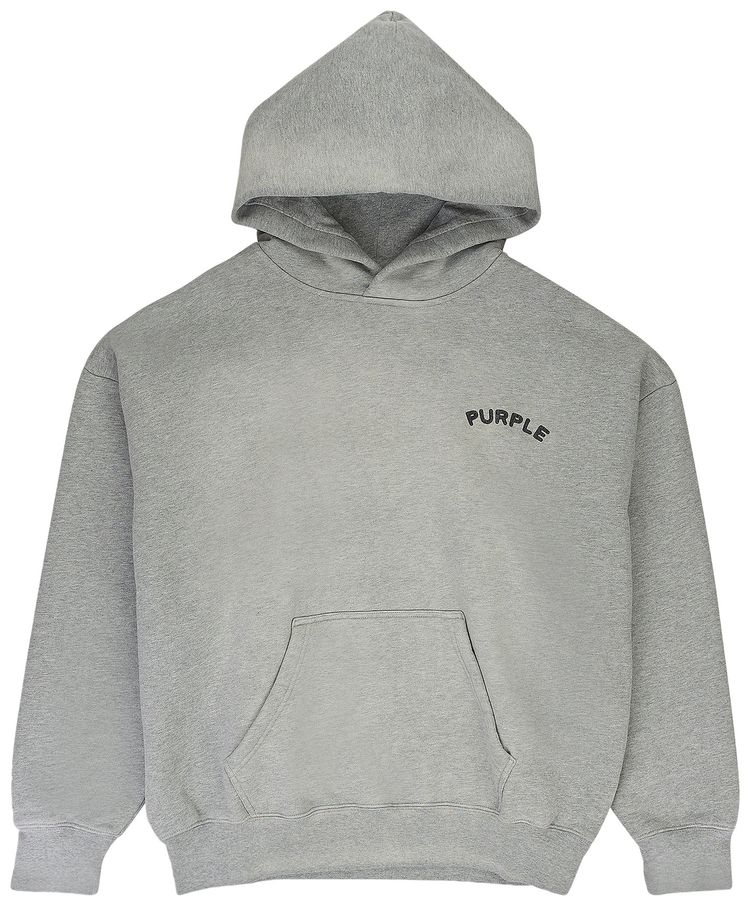 PURPLE BRAND HWT Fleece Pullover Hoodie Heather