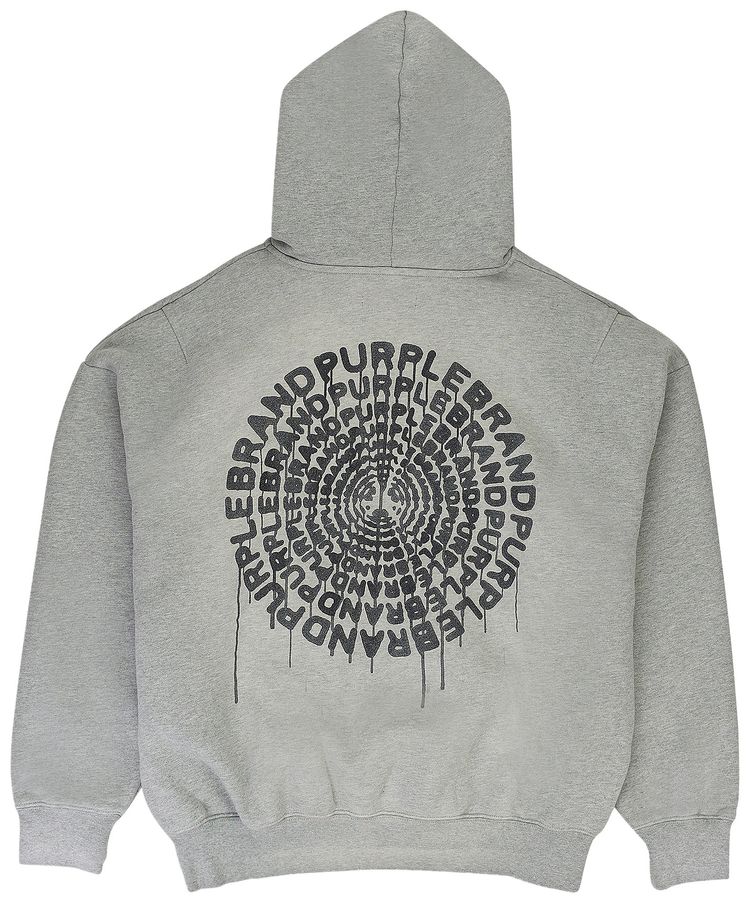 PURPLE BRAND HWT Fleece Pullover Hoodie Heather