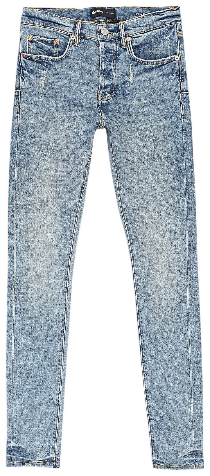 PURPLE BRAND Mid Aged Skinny Jeans Indigo