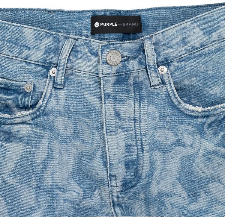 PURPLE BRAND Light Wash Cherub Laser Skinny Jeans Indigo