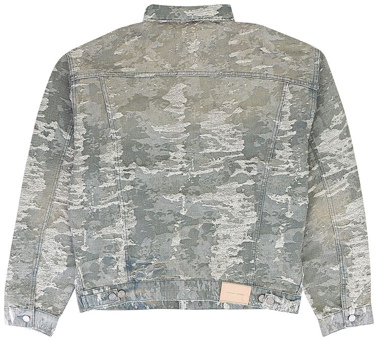 PURPLE BRAND Jacquard Jacket Indigo