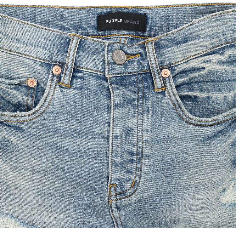 PURPLE BRAND Light Vintage Flare Skinny Jeans Indigo