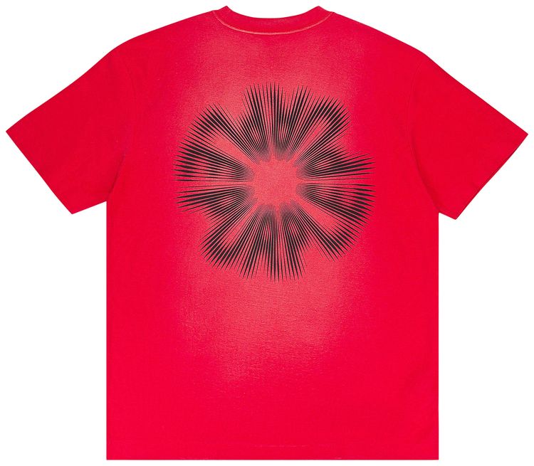 PURPLE BRAND Textured Jersey Short Sleeve Tee Red