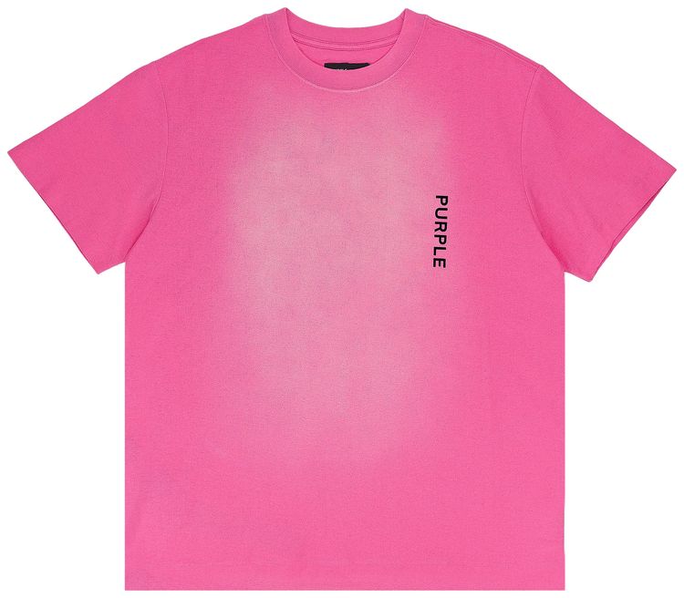 PURPLE BRAND Textured Jersey Short Sleeve Tee Pink