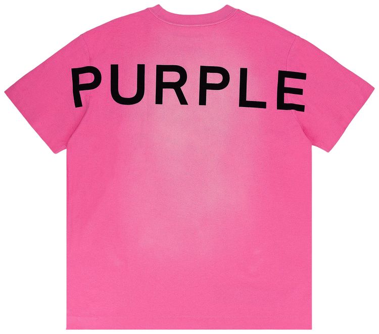 PURPLE BRAND Textured Jersey Short Sleeve Tee Pink