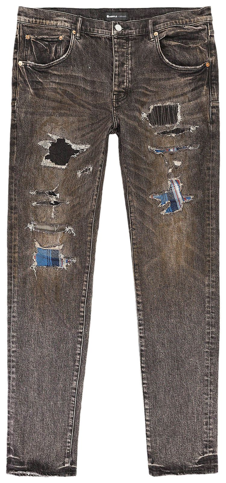 PURPLE BRAND 3D Jeans Black Resin