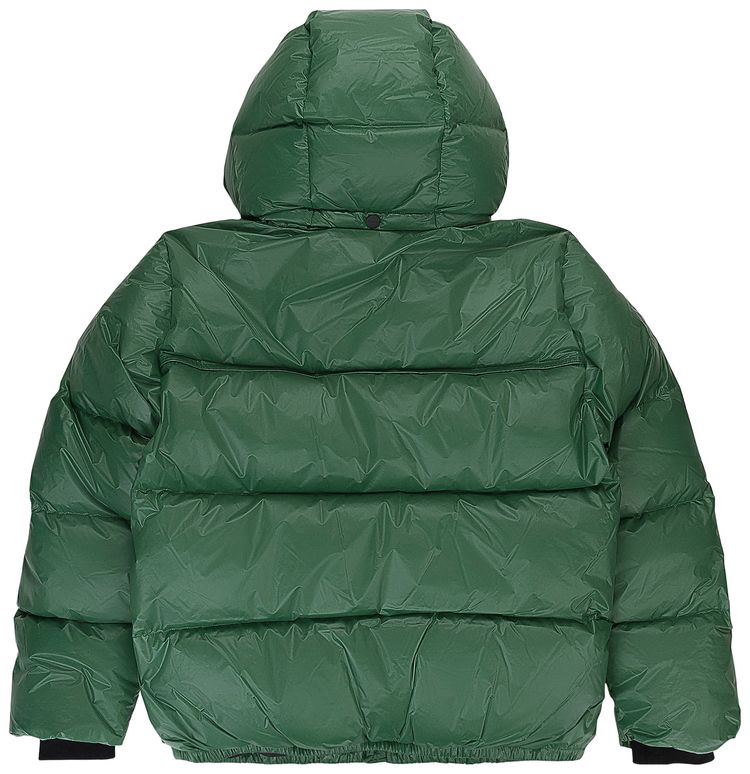 PURPLE BRAND Nylon Down Puffer Jacket Green