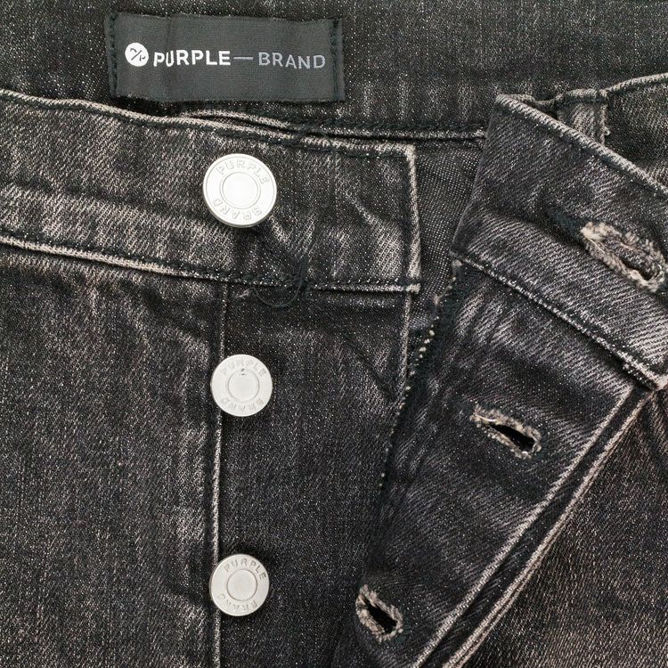 PURPLE BRAND 3D Jeans Black Resin