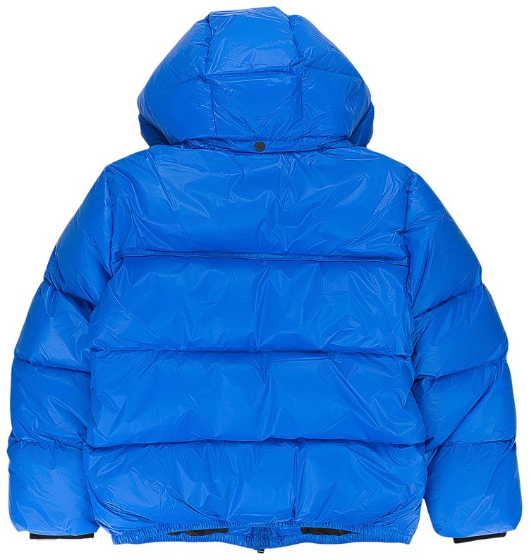 PURPLE BRAND Nylon Down Puffer Jacket Blue